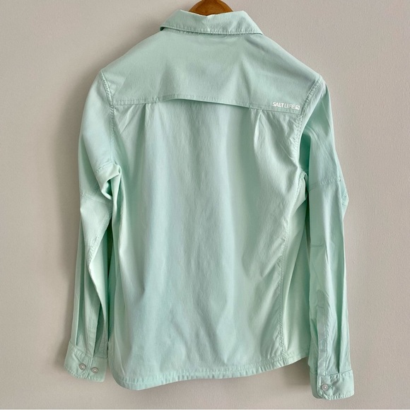 Salt Life UPF 30 Long Sleeve Buttoned Shirt Size Small - Picture 3 of 7